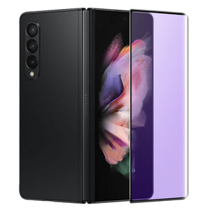 Tempered Glass for Samsung Galaxy Z Fold 3 Privacy film Purple light film Screen Protector Protective Film for Z Fold3