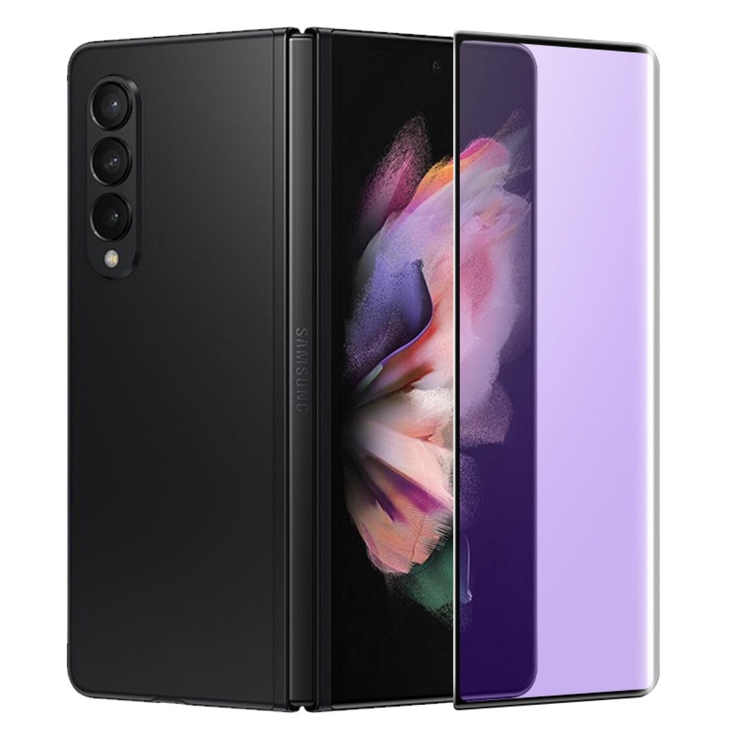 Tempered Glass for Samsung Galaxy Z Fold 3 Privacy film Purple light film Screen Protector Protective Film for Z Fold3