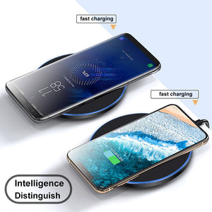 30W Qi Wireless Charger For iPhone 13 12 11 Pro Xs Max Mini X Xr Induction Fast Wireless Charging Pad For Samsung s8 s9 s10 note