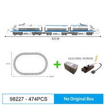 Load image into Gallery viewer, Technical Express Train Modern High Speed Carriage Electric Powered City Track Dolls Educational Building Blocks Toys for Kids