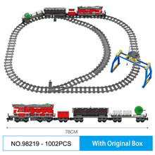 Load image into Gallery viewer, Technical Express Train Modern High Speed Carriage Electric Powered City Track Dolls Educational Building Blocks Toys for Kids