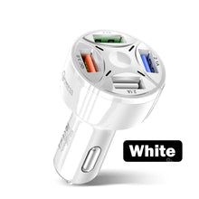 Load image into Gallery viewer, 75W 6 USB QC3.0 Car Charger Fast Charging Mobile Phone Quick Charge For iPhone 13 12 Samsung Xiaomi Huawei USB Charger For Car