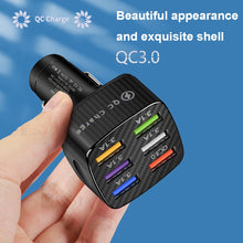 Load image into Gallery viewer, Aosexi Original 6 Port USB Car Charger QC3.0 Fast Charge for IPhone 13 Samsung Xiaomi Portable Phone Tablet Charger Car Charger