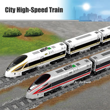 Load image into Gallery viewer, Technical Express Train Modern High Speed Carriage Electric Powered City Track Dolls Educational Building Blocks Toys for Kids