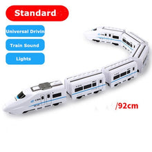 Load image into Gallery viewer, Kids Electric Train Railway Toys For Kids Train Diecast Simulation Train Sound Light Music Educational Locomotive Christmas Gift