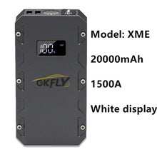 Load image into Gallery viewer, GKFLY High Power 24000mAh Car Jump Starter 12V 2000A Portable Starting Device Power Bank Car Battery Booster Buster for Petrol