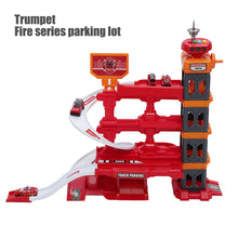 Load image into Gallery viewer, Electric Racing Track Car Children&#39;s Train Track Model Toy Railway Track Racing Road Transport Building Block Slot Set Toys