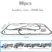 Load image into Gallery viewer, Electric Train High Speed Train Model Railway Track Harmony Rail Toy Car  Assemble DIY Set Children Christmas Gift Toy for Boy