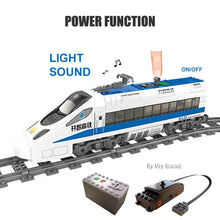 Load image into Gallery viewer, Technical Modern City High-speed Express Train Model Set Tracks Motor Power Electric Railway Building Blocks Toys for Kid Gifts