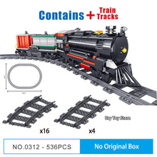 Load image into Gallery viewer, Technical Express Train Modern High Speed Carriage Electric Powered City Track Dolls Educational Building Blocks Toys for Kids