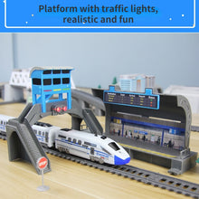 Load image into Gallery viewer, Electric Train High Speed Train Model Railway Track Harmony Rail Toy Car  Assemble DIY Set Children Christmas Gift Toy for Boy