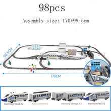 Load image into Gallery viewer, Electric Train High Speed Train Model Railway Track Harmony Rail Toy Car  Assemble DIY Set Children Christmas Gift Toy for Boy