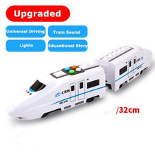 Load image into Gallery viewer, Kids Electric Train Railway Toys For Kids Train Diecast Simulation Train Sound Light Music Educational Locomotive Christmas Gift