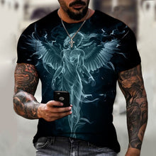 Load image into Gallery viewer, 2022 Men&#39;s Wild Wolf 3D Printed T-Shirt Short Sleeve O Neck Modern Animal Casual Shirt Harajuku Comfortable Breathable Top