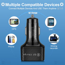 Load image into Gallery viewer, Aosexi Original 6 Port USB Car Charger QC3.0 Fast Charge for IPhone 13 Samsung Xiaomi Portable Phone Tablet Charger Car Charger