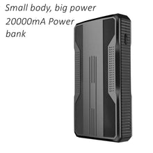 Load image into Gallery viewer, 20000mAh 12V Portable Car Jump Starter Power Bank Multifunctional 500A Emergency Power Booster Battery Autocar Starting Device