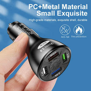 AIXXCO 3 Ports USB Car Charger Quick Charge 3.0 Fast Car Cigarette Lighter For Samsung Huawei Xiaomi iphone Car Charger QC 3.0