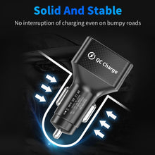 Load image into Gallery viewer, 75W 6 USB QC3.0 Car Charger Fast Charging Mobile Phone Quick Charge For iPhone 13 12 Samsung Xiaomi Huawei USB Charger For Car