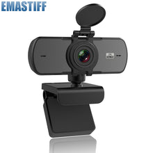 Load image into Gallery viewer, HD 1080P Webcam Mini Computer PC WebCamera with USB Plug Rotatable Cameras for Live Broadcast Video Calling Conference Work