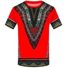 Load image into Gallery viewer, 2022 Men&#39;s Round Neck Shirts Summer Fashion 3D Printing Ethnic African Clothing Loose Trend Oversized T-Shirt XXS-6XL