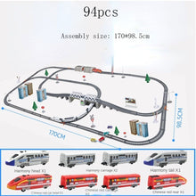 Load image into Gallery viewer, Electric Train High Speed Train Model Railway Track Harmony Rail Toy Car  Assemble DIY Set Children Christmas Gift Toy for Boy