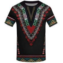 Load image into Gallery viewer, 2022 Men&#39;s Round Neck Shirts Summer Fashion 3D Printing Ethnic African Clothing Loose Trend Oversized T-Shirt XXS-6XL