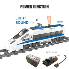 Load image into Gallery viewer, Technical Modern City High-speed Express Train Model Set Tracks Motor Power Electric Railway Building Blocks Toys for Kid Gifts