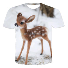 Load image into Gallery viewer, 2022 Men&#39;s Wild Wolf 3D Printed T-Shirt Short Sleeve O Neck Modern Animal Casual Shirt Harajuku Comfortable Breathable Top