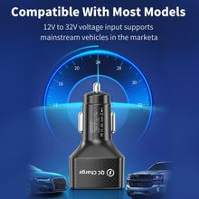 Load image into Gallery viewer, 75W 6 USB QC3.0 Car Charger Fast Charging Mobile Phone Quick Charge For iPhone 13 12 Samsung Xiaomi Huawei USB Charger For Car