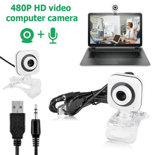 Load image into Gallery viewer, Rotatable Web Camera HD Webcams USB PC Computer Camera Built-in Night LED Lights For Laptop Live Broadcast Video Calling Work