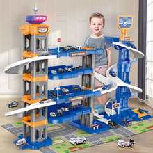 Load image into Gallery viewer, Electric Racing Track Car Children&#39;s Train Track Model Toy Railway Track Racing Road Transport Building Block Slot Set Toys