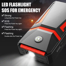 Load image into Gallery viewer, Car Battery Jump Starter 30000mAh Portable Power Bank Battery Booster With LED Flashlight Emergency Starter For Gasoline Diesel