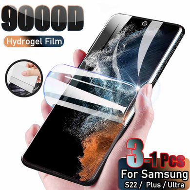 Hydrogel Film For Samsung Galaxy S22 Plus Ultra S20 Screen Protector S20 FE S21 S10 Note 20 Ultra S9 S8 S 22 10 E Lite Not Glass