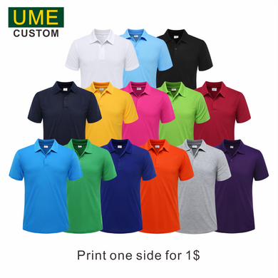 2022 Summer Cheap Casual Short-sleeved Polo Suit Personal Company Group LOGO Custom POLO Shirt Cotton Men and Women Custom