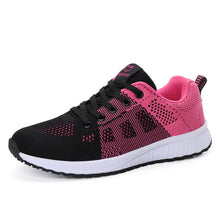 Load image into Gallery viewer, Women Casual Shoes Fashion Breathable Walking Mesh Lace Up Flat Shoes Sneakers Women 2019 Tenis Feminino White Vulcanized Shoes