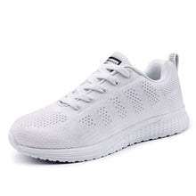 Load image into Gallery viewer, Women Casual Shoes Fashion Breathable Walking Mesh Lace Up Flat Shoes Sneakers Women 2019 Tenis Feminino White Vulcanized Shoes