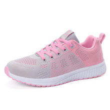 Load image into Gallery viewer, Women Casual Shoes Fashion Breathable Walking Mesh Lace Up Flat Shoes Sneakers Women 2019 Tenis Feminino White Vulcanized Shoes