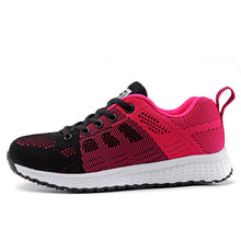 Load image into Gallery viewer, Women Casual Shoes Fashion Breathable Walking Mesh Lace Up Flat Shoes Sneakers Women 2019 Tenis Feminino White Vulcanized Shoes