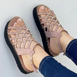 Women Sandals Lightweight Platform Sandals For Summer Shoes Women Heels Sandals 2022 Casual Chaussure Femme Flat Heel Sandalias