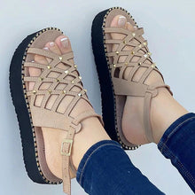 Load image into Gallery viewer, Women Sandals Lightweight Platform Sandals For Summer Shoes Women Heels Sandals 2022 Casual Chaussure Femme Flat Heel Sandalias