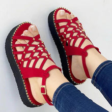 Load image into Gallery viewer, Women Sandals Lightweight Platform Sandals For Summer Shoes Women Heels Sandals 2022 Casual Chaussure Femme Flat Heel Sandalias