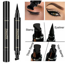 Load image into Gallery viewer, Big Seal Stamp Liquid Eyeliner Pen Waterproof Fast Dry Black Eye Liner Pencil With Eyeliner Cosmetic Double-ended Eyeliner