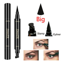 Load image into Gallery viewer, Big Seal Stamp Liquid Eyeliner Pen Waterproof Fast Dry Black Eye Liner Pencil With Eyeliner Cosmetic Double-ended Eyeliner