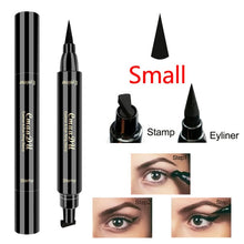 Load image into Gallery viewer, Big Seal Stamp Liquid Eyeliner Pen Waterproof Fast Dry Black Eye Liner Pencil With Eyeliner Cosmetic Double-ended Eyeliner