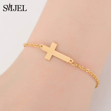 Load image into Gallery viewer, SMJEL Hot Stainless Steel Bracelet for Women Lovely Animal Butterfly Elephant Strand Bracelets Bangles Jewelry Accessories