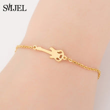 Load image into Gallery viewer, SMJEL Hot Stainless Steel Bracelet for Women Lovely Animal Butterfly Elephant Strand Bracelets Bangles Jewelry Accessories