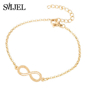 SMJEL Hot Stainless Steel Bracelet for Women Lovely Animal Butterfly Elephant Strand Bracelets Bangles Jewelry Accessories