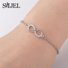 Load image into Gallery viewer, SMJEL Hot Stainless Steel Bracelet for Women Lovely Animal Butterfly Elephant Strand Bracelets Bangles Jewelry Accessories