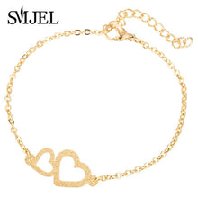 Load image into Gallery viewer, SMJEL Hot Stainless Steel Bracelet for Women Lovely Animal Butterfly Elephant Strand Bracelets Bangles Jewelry Accessories