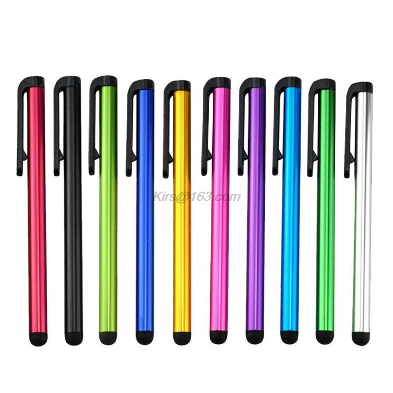 Clip Design Universal Soft Head For Phone Tablet Durable Stylus Pen Capacitive Pencil Touch Screen Pen Dropshipping